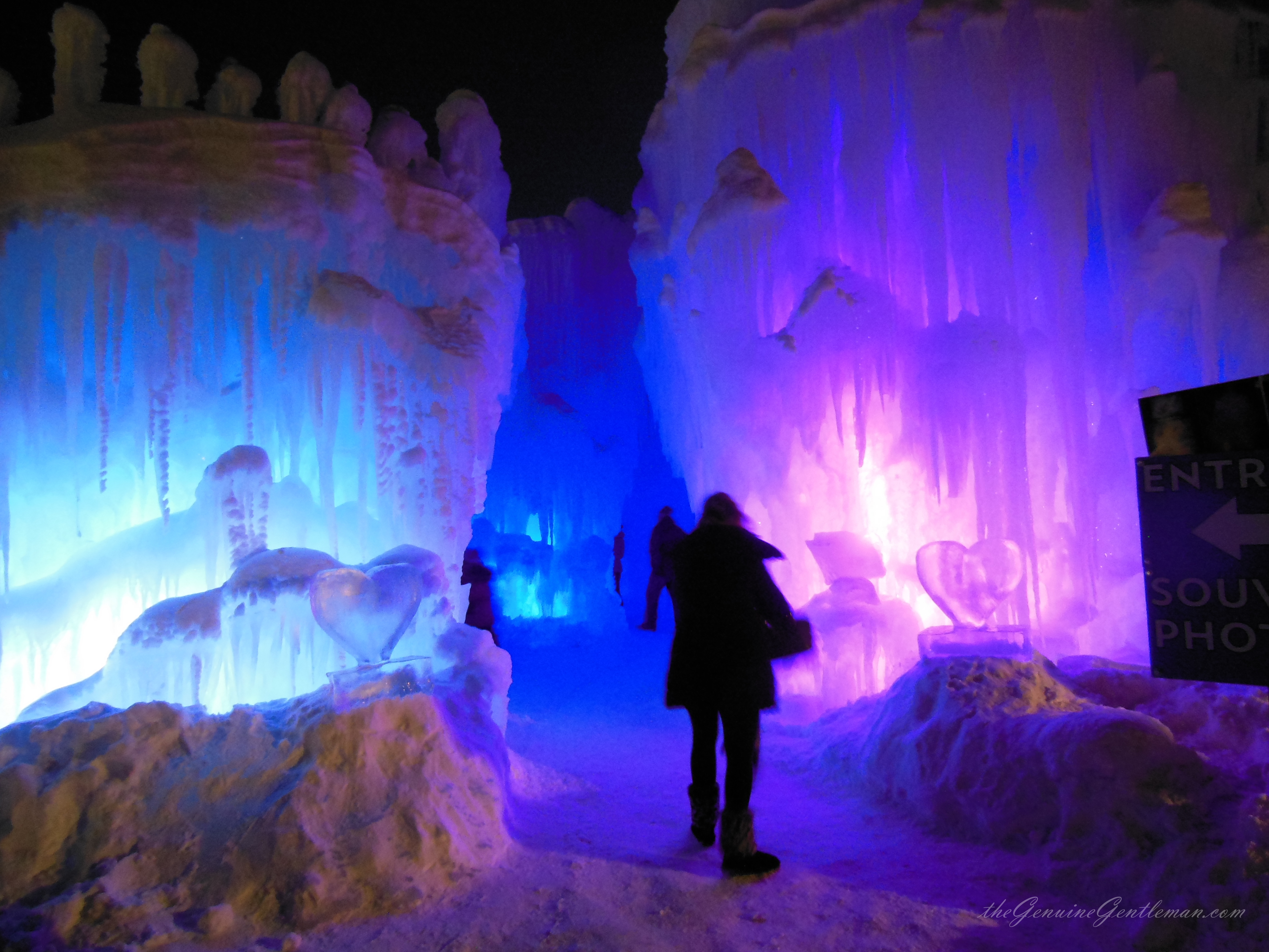 Ice Castle - Entrance Gate, Lincoln New Hampshire